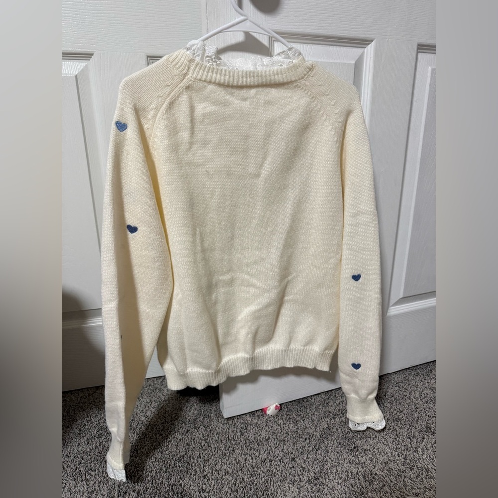 Sweater perfect for Valentine’s Day size L new not tag - Picture 4 of 4